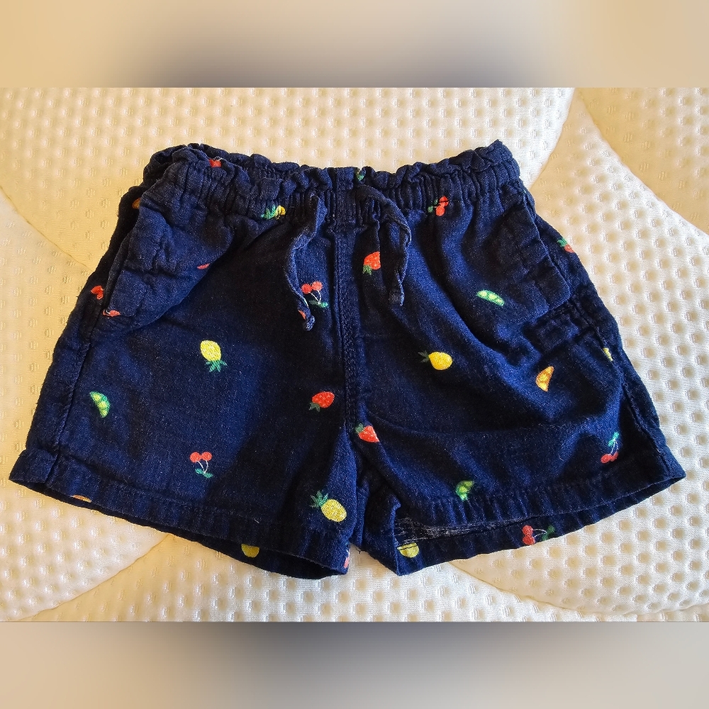 Old Navy Kids Shorts with Colorful Fruit Print